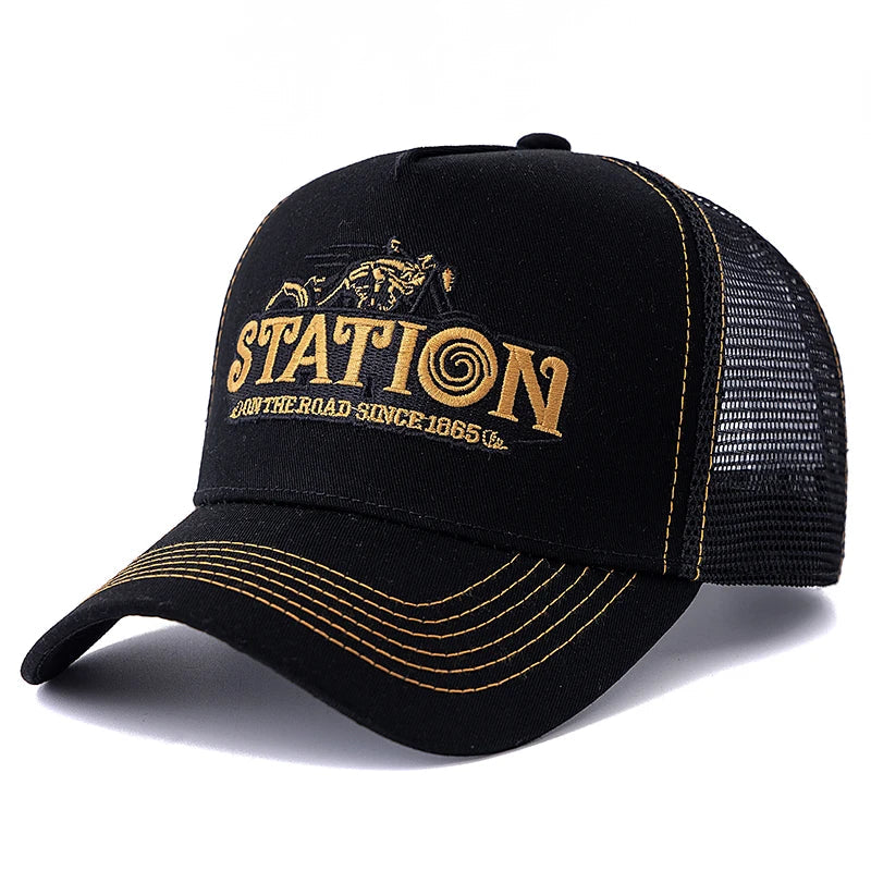 Station On The Road 1865 Trucker Cap