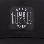 Stay Humble Embroidered Black Trucker Cap