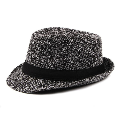 Gray British Wool Trilby Hat