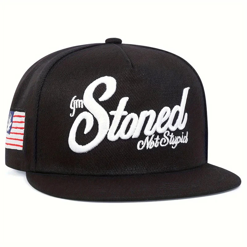 Stoned Not Stupid Snapback Cap