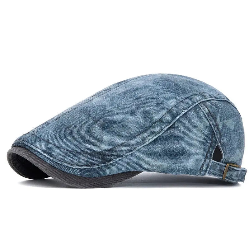 Sullivan Graffiti Geometric Cotton Flat Cap