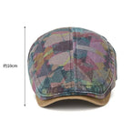 Sullivan Graffiti Geometric Cotton Flat Cap