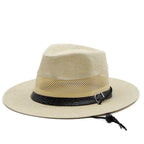 Summer Mesh Linen Fedora Hat