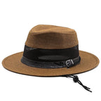 Summer Mesh Linen Fedora Hat