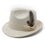 Sunderland Feather Suede Trilby Hat