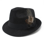 Sunderland Feather Suede Trilby Hat