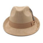 Sunderland Feather Suede Trilby Hat