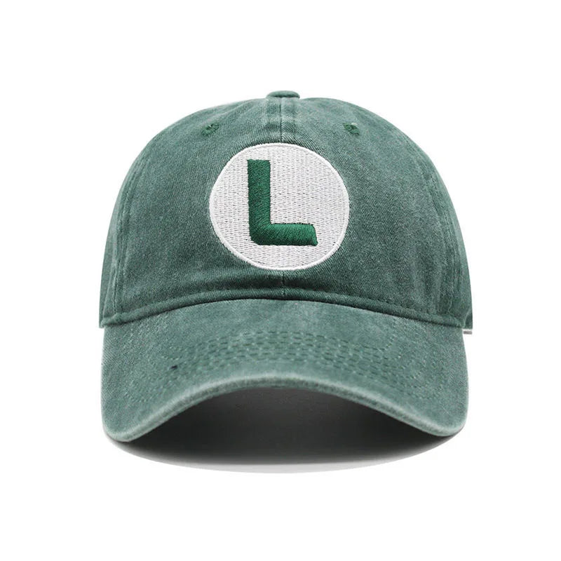 Super Mario Washed Cotton Baseball Cap
