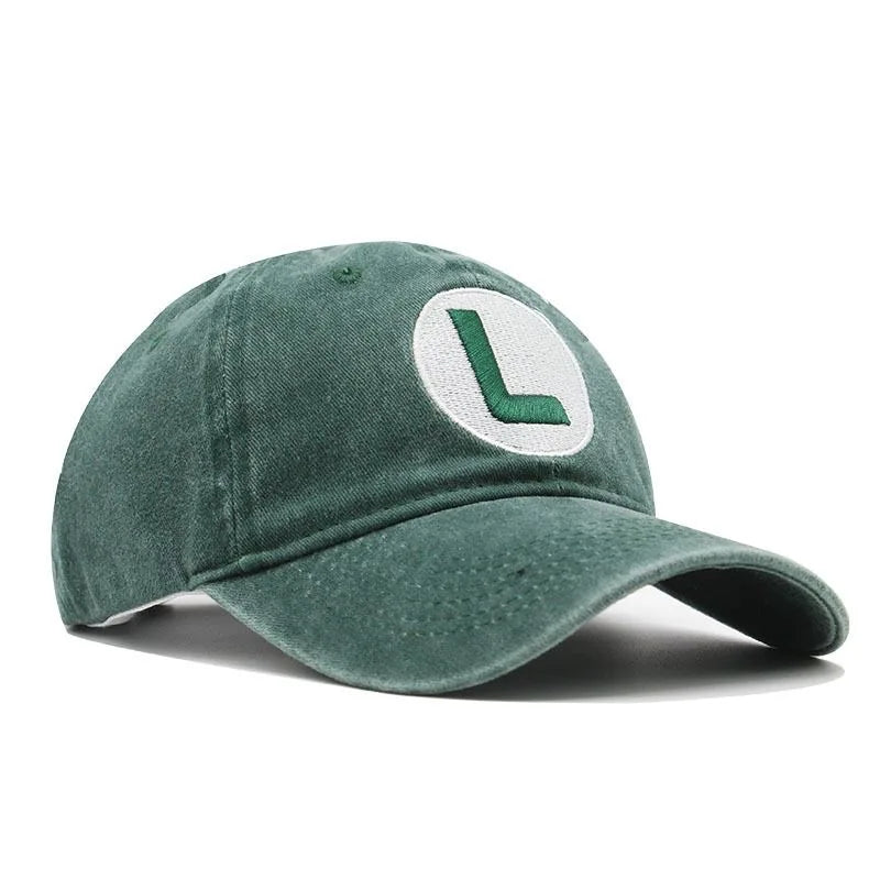 Super Mario Washed Cotton Baseball Cap