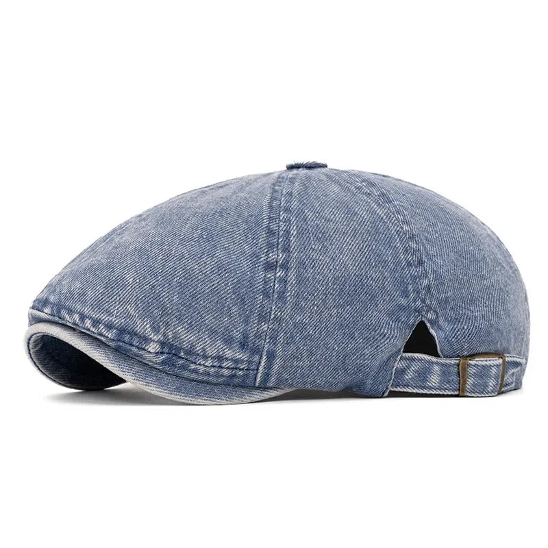 Sutherland Denim Newsboy Cap