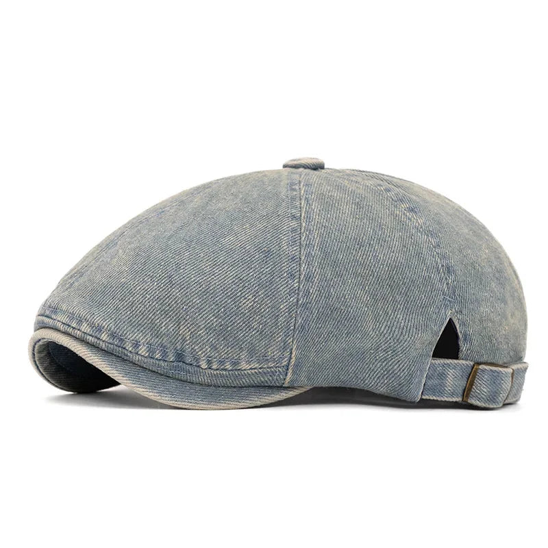 Sutherland Denim Newsboy Cap