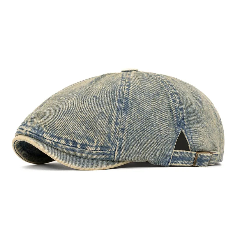 Sutherland Denim Newsboy Cap