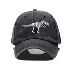 T-Rex Dinosaur Skeleton Cotton Baseball Cap