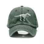 T-Rex Dinosaur Skeleton Cotton Baseball Cap