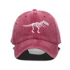T-Rex Dinosaur Skeleton Cotton Baseball Cap