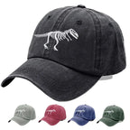 T-Rex Dinosaur Skeleton Cotton Baseball Cap