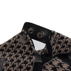 Talbot Houndstooth Flat Cap