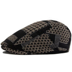 Talbot Houndstooth Flat Cap
