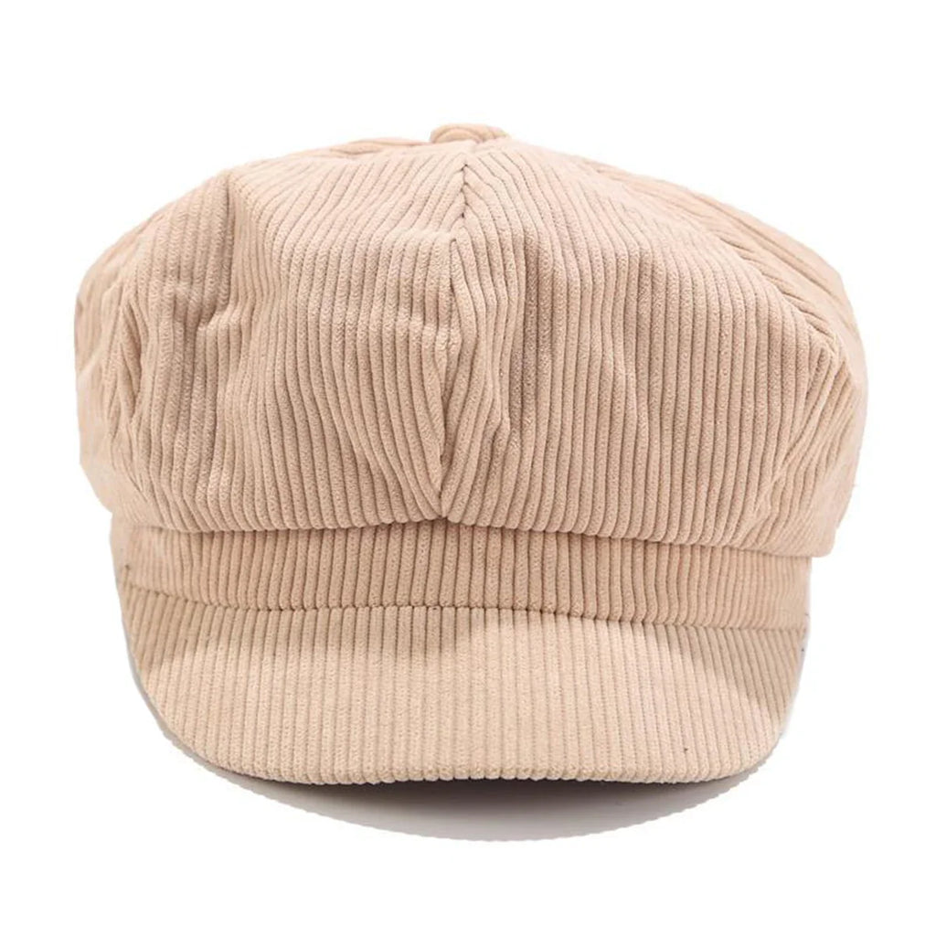 Talleyrand Women Corduroy Newsboy Cap