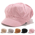 Talleyrand Women Corduroy Newsboy Cap