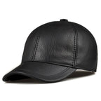 Tancarville Genuine Leather Baseball Cap