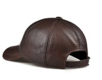 Tancarville Genuine Leather Baseball Cap