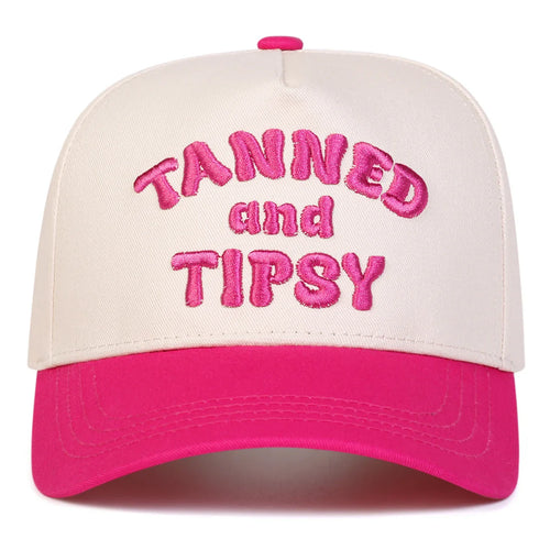 Pink and tan Baseball Cap