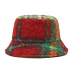 Tarly Winter Plaid Fur Bucket Hat