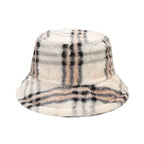 Taylor Fur Plaid Bucket Hat