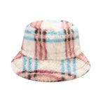 Taylor Fur Plaid Bucket Hat