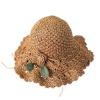 Tayrona Women Summer Sun Raffia Crochet Hat