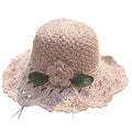 Tayrona Women Summer Sun Raffia Crochet Hat