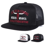 Tell Em Im Coming Trucker Snapback Cap
