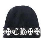 Templar Cross Winter Knitted Beanie