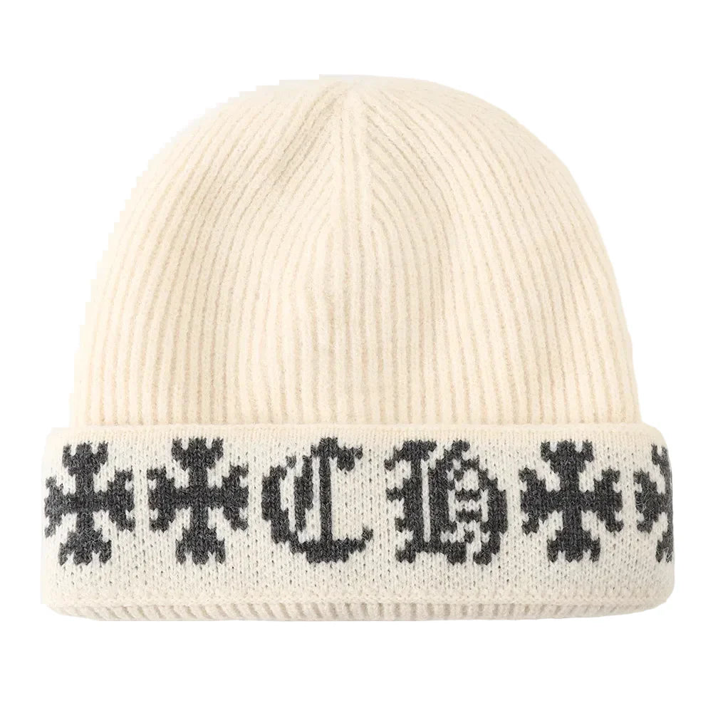 Templar Cross Winter Knitted Beanie