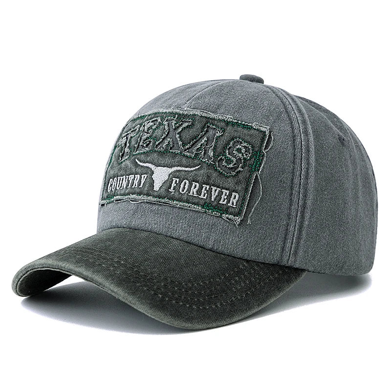 Texas Country Forever Washed Cotton Baseball Cap