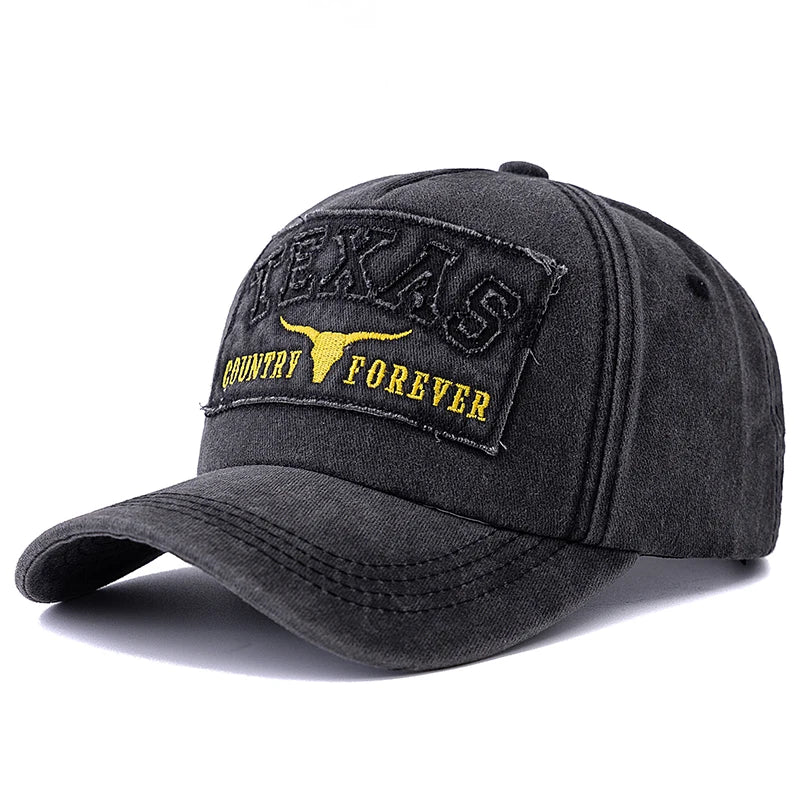 Texas Country Forever Washed Cotton Baseball Cap