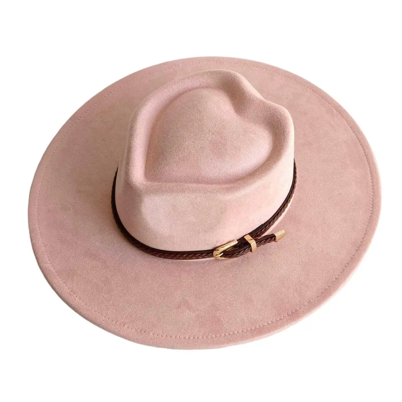 Texas Heart-Shaped Crown Suede Hat