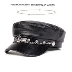 The Anchor Marine Black Sailor Cap