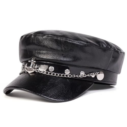 Black Sailor Cap