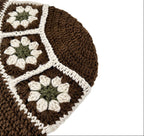The Blossom Knitted Cotton Crochet Bucket Hat