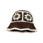 The Blossom Knitted Cotton Crochet Bucket Hat