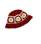 The Blossom Knitted Cotton Crochet Bucket Hat
