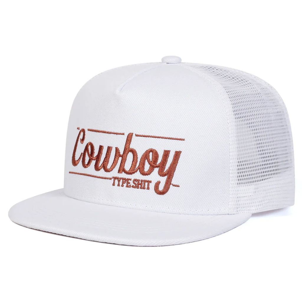 Cowboy Type Shit Trucker Snapback Cap