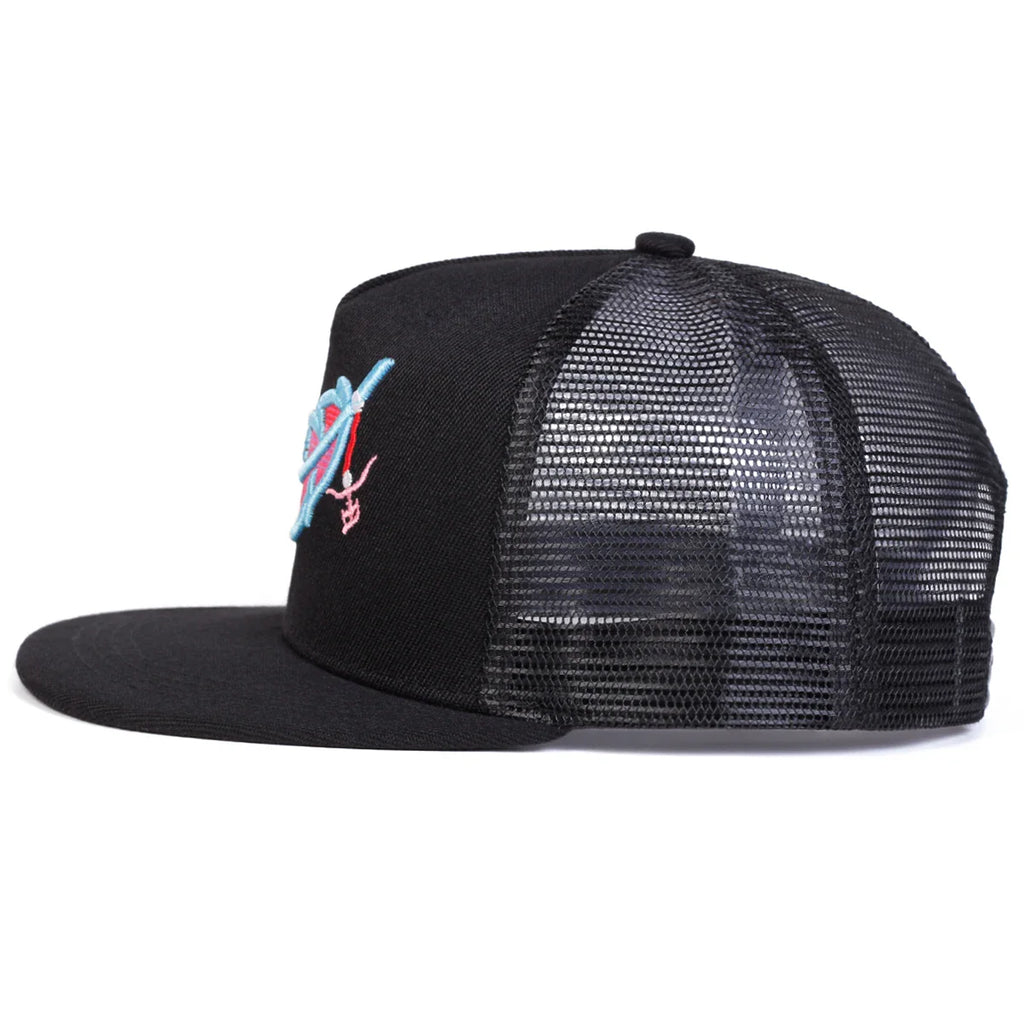 Feathered Outlaw Trucker Snapback Cap