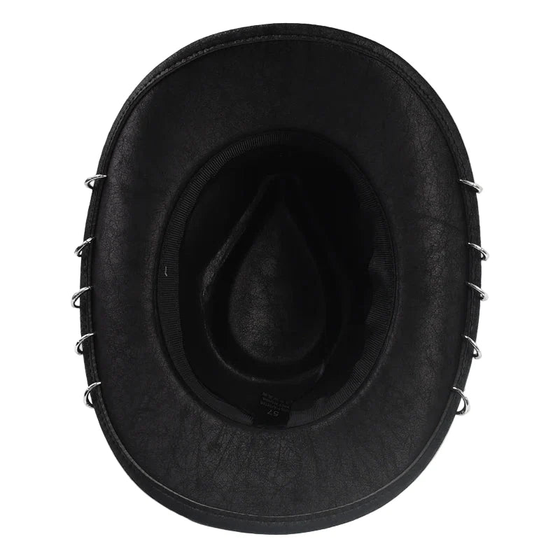 The Iron Bull Leather Cowboy Hat