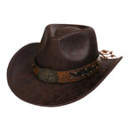 The Iron Goat Burned Cowboy Hat