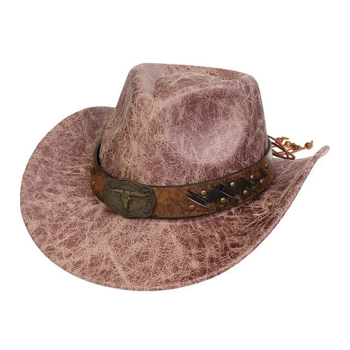 Khaki Burned Cowboy Hat