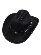 The Midnight Death Leather Cowboy Hat