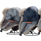 The Northern Star Winter Leather Bomber Hat